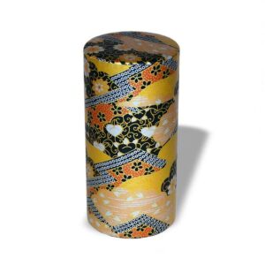 Ein Bild von Dose Gold-Schwarz - 200g, in der Kategorie Teedosen