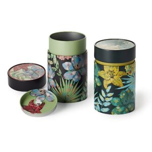 Ein Bild von Dose Rustic Flower - 150g - Set a 2 Stück, in der Kategorie Teedosen