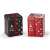 Ein Bild von Dose "Season"s Greetings" - - Set a 2 Stück, in der Kategorie Teedosen