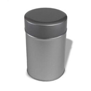 Ein Bild von Dose Silber Rund, in der Kategorie Teedosen
