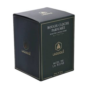 Ein Bild von Duftkerze mit Glasglocke - Honig- und Rosenduft - 145 g, in der Kategorie Kerzen