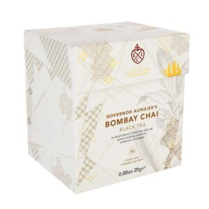 Ein Bild von East India Company - Governor Aungier"s Bombay Chai - 10 Pyramidenbeutel à 2.5g, in der Kategorie Schwarz Tee aromat.