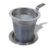Ein Bild von Edelstahlfilter mit Abtropftablett, in der Kategorie Teesiebe und Teefilter