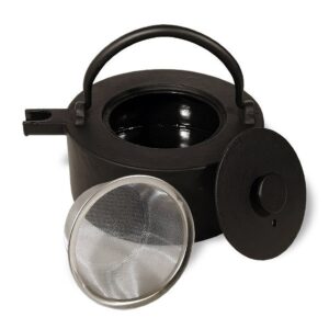 Ein Bild von Eisengusskanne Tawa - 0.5l - Schwarz, in der Kategorie Teekannen und Teesets Teekannen aus Gusseisen kaufen