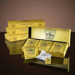 Ein Bild von Emperor Sencha Tea  - TWG Sachets - 15 Teebeutel à 2.5g, in der Kategorie Grün Tee pur