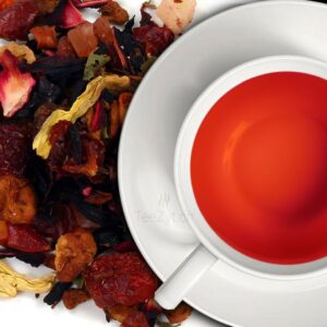 Ein Bild von Früchtetee Erdbeer - Vanille, in der Kategorie Früchtetee Tee