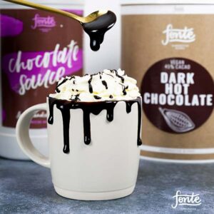 Ein Bild von Fonte Dark Hot Chocolate (45% Kakao) - 1kg, in der Kategorie Nahrungsmittel