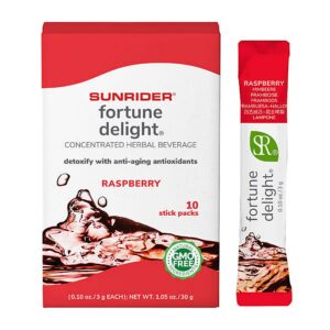 Ein Bild von Fortune Delight - Himbeere - 10er Pack, in der Kategorie Kräutertee und Gewürztee