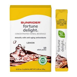 Ein Bild von Fortune Delight - Zitrone - 10er Pack, in der Kategorie Kräutertee und Gewürztee