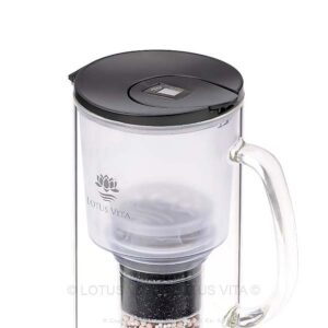 Ein Bild von Glasfilterkanne TOYA - NATURA PLUS® - Anthrazit, in der Kategorie Teekannen und Teesets Teekanne aus Glas kaufen