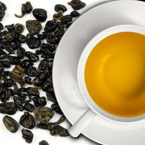 Ein Bild von China Gunpowder Tee Bio, in der Kategorie Grün Tee pur Bio Tee Gunpowder Tee Chinesischer Grüntee