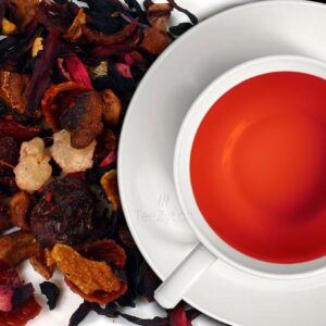 Ein Bild von Früchtetee "Herzwärme" Zimt Zitrus, in der Kategorie Früchtetee Tee Wintertee