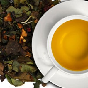 Ein Bild von Grüntee Weisser Tee Himbeere Kirsche mit Kombucha, in der Kategorie Grün Tee aromat. Grüntee Chinesischer Grüntee