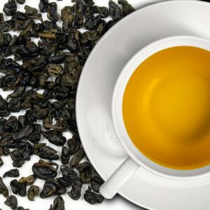 Ein Bild von China Grüntee Gunpowder "Himmelstor", in der Kategorie Grün Tee pur Chinesischer Grüntee Gunpowder Tee