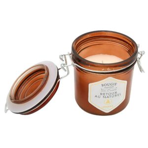 Ein Bild von Honig und Bernstein Duftkerze im Glas - 150 g, in der Kategorie Kerzen