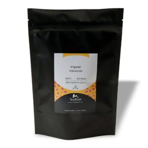 Ein Bild von Ingwer - im Pyramidenbeutel, in der Kategorie Kräutertee und Gewürztee Monokräuter