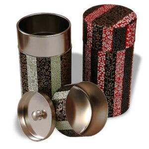 Ein Bild von Japanische Dose "Misaki" 200g - 2 Stück, in der Kategorie Teedosen