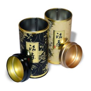 Ein Bild von Japanische Teedosenset "Kuro"  200g, in der Kategorie Teedosen