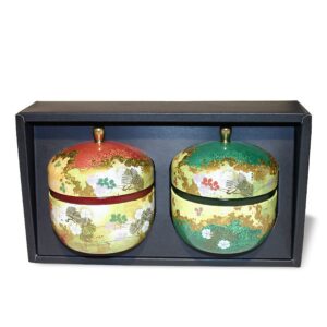 Ein Bild von Japanisches Teedosen Set Haruki - 2 x, in der Kategorie Teedosen Tee Geschenk