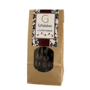 Ein Bild von Kaffeebohnen in Zartbitterschokolade, in der Kategorie Nahrungsmittel