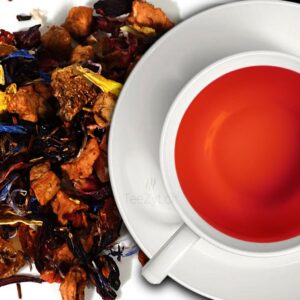 Ein Bild von Früchtetee "Karibische Sonne" Mango Maracuja, in der Kategorie Früchtetee Tee