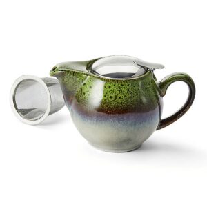 Ein Bild von Keramikkanne Saara mit Reactive Glaze - hellgrün, in der Kategorie Teekannen und Teesets