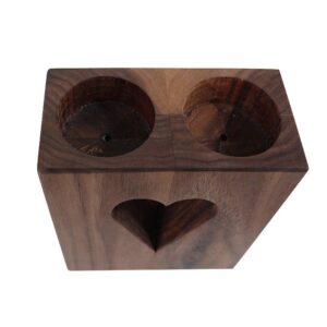 Ein Bild von Kerzenständer mit Herz für zwei Teelichter, in der Kategorie Kerzen