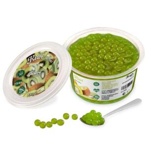 Ein Bild von Kiwi-Fruchtperlen für Bubble Tea - 450g, in der Kategorie Nahrungsmittel Popping Bobas
