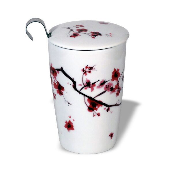Ein Bild von Kräutertasse "Kirschblüte" von TEAEVE, in der Kategorie Teetassen und Gläser Tee Geschenk