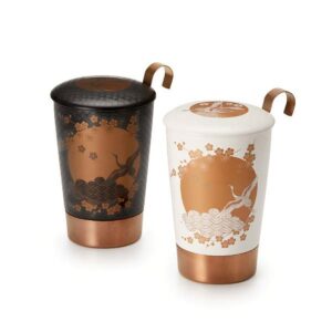 Ein Bild von Kräutertasse "Komorebi" - 2 Stück - 2-fach sortiert von TEAEVE, in der Kategorie Teetassen und Gläser