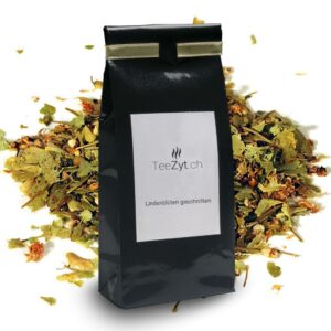 Ein Bild von Lindenblüten geschnitten, in der Kategorie Kräutertee und Gewürztee Tee Monokräuter Wintertee
