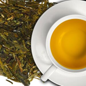 Ein Bild von China Grüntee Bio First Grade "Lung Ching", in der Kategorie Grün Tee pur Bio Tee Chinesischer Grüntee