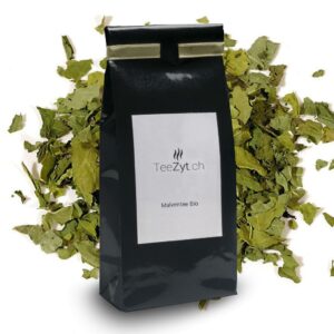 Ein Bild von Malventee Bio, in der Kategorie Kräutertee und Gewürztee Bio Tee Monokräuter