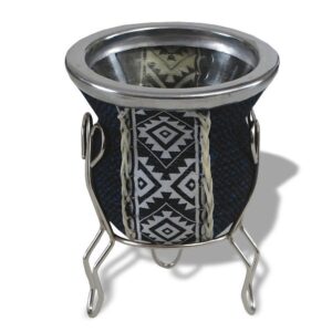 Ein Bild von Mate Trinkgefäss aus Glas - Blau, in der Kategorie Teezubehör Calabasa (Mate-Becher)