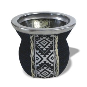 Ein Bild von Mate Trinkgefäss aus Glas - Blau, in der Kategorie Teezubehör Calabasa (Mate-Becher)