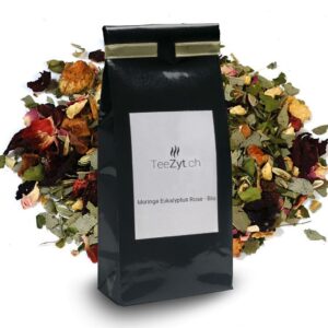 Ein Bild von Moringa Eukalyptus Rose - Bio, in der Kategorie Kräutertee und Gewürztee