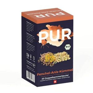 Ein Bild von PUR - Fenchel-Anis-Kümmel - Bio, in der Kategorie Kräutertee und Gewürztee