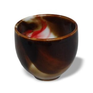 Ein Bild von Porzellan Tasse / braun-gelb, in der Kategorie Teetassen und Gläser