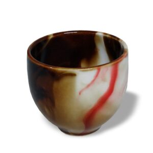 Ein Bild von Porzellan Tasse / braun-gelb, in der Kategorie Teetassen und Gläser