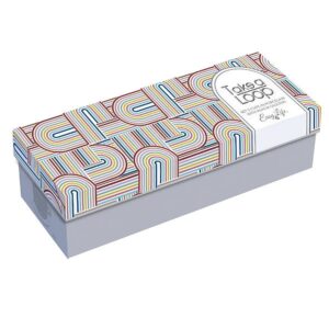 Ein Bild von Porzellanbecher - Take a Loop - 250ml - blau grün, in der Kategorie Teetassen und Gläser