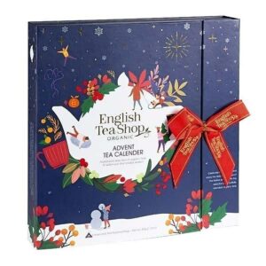 Ein Bild von Premium Teebuch Adventskalender mit Schleife 