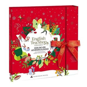Ein Bild von Premium Teebuch Adventskalender mit Schleife 