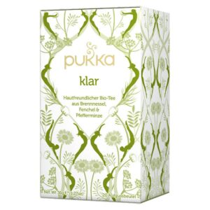 Ein Bild von Pukka - Klar - Bio, in der Kategorie Kräutertee und Gewürztee