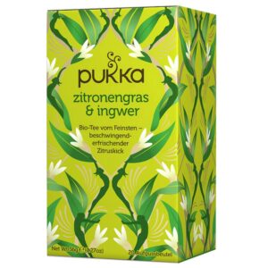 Ein Bild von Pukka - Zitronengras & Ingwer - Bio, in der Kategorie Kräutertee und Gewürztee