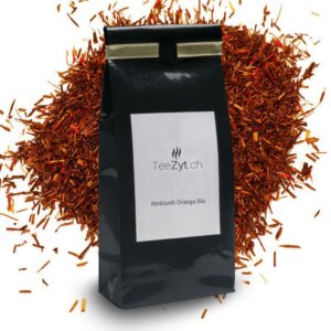 Ein Bild von Rooibush Orange Bio, in der Kategorie Rotbusch und Honeybuschtee