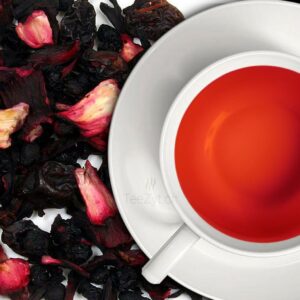 Ein Bild von Früchtetee "Rote Zora" Holunderbeeren Johannisbeeren, in der Kategorie Früchtetee Tee