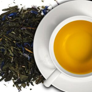 Ein Bild von Japan Grüntee Royal Sencha Earl Grey, in der Kategorie Grün Tee aromat. Japanischer Grüntee Sencha Tee Earl Grey