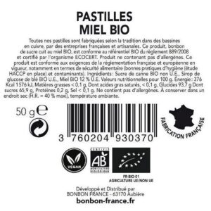 Ein Bild von Saint-Ange Pastillen - Honig - Bio, in der Kategorie Nahrungsmittel