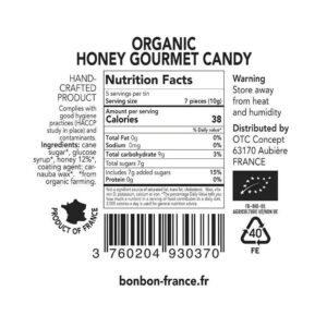 Ein Bild von Saint-Ange Pastillen - Honig - Bio, in der Kategorie Nahrungsmittel