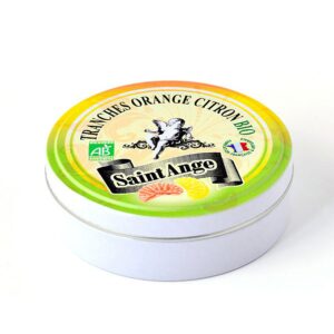 Ein Bild von Saint-Ange Pastillen - Orange Zitrone - Bio, in der Kategorie Nahrungsmittel